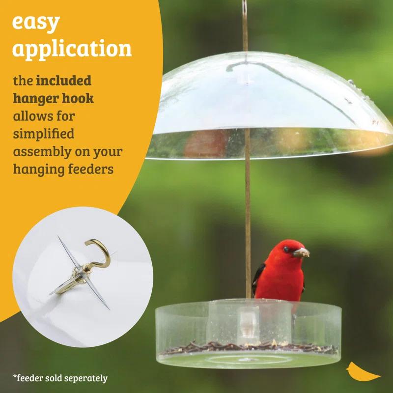 Birds Choice Birds Choice 10" Color Pop Collection Protective Dome Cover for Hanging Bird Feeders