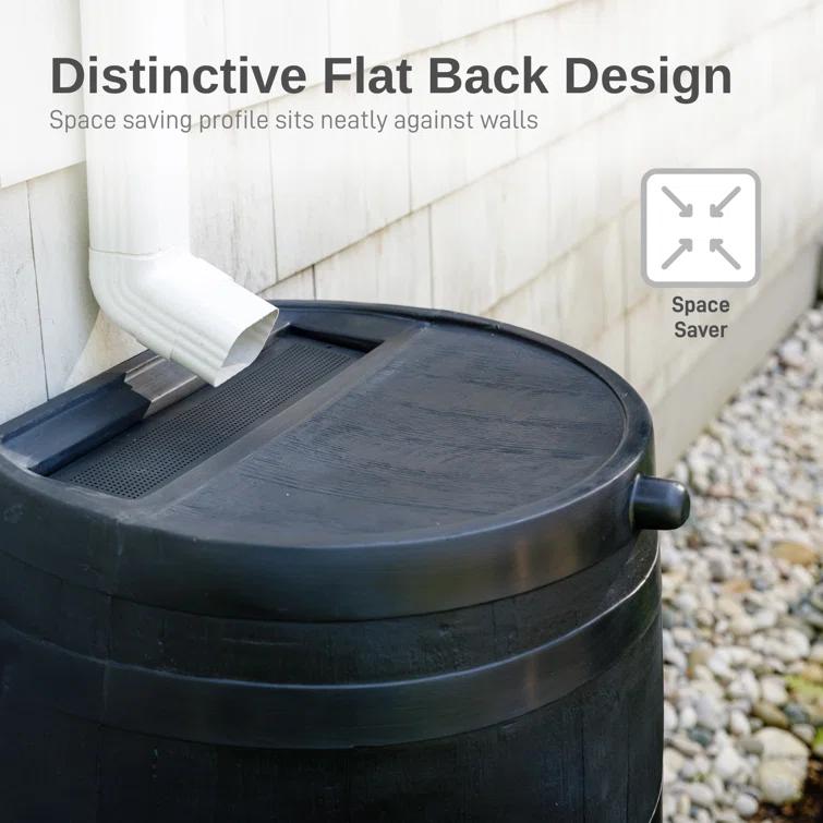 RTS Companies RTS Home Accents 50 Gallon Eco Rain Barrel
