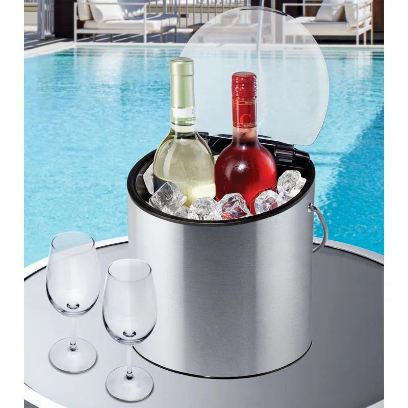 OGGI Oggi Barware Double Wall Flip Top Ice Bucket