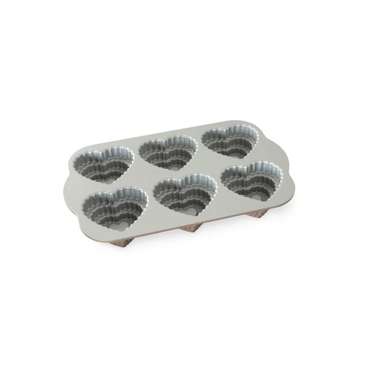 Nordic Ware Nordic Ware Non-Stick Novelty Tiered Hearts Cakelet Pan