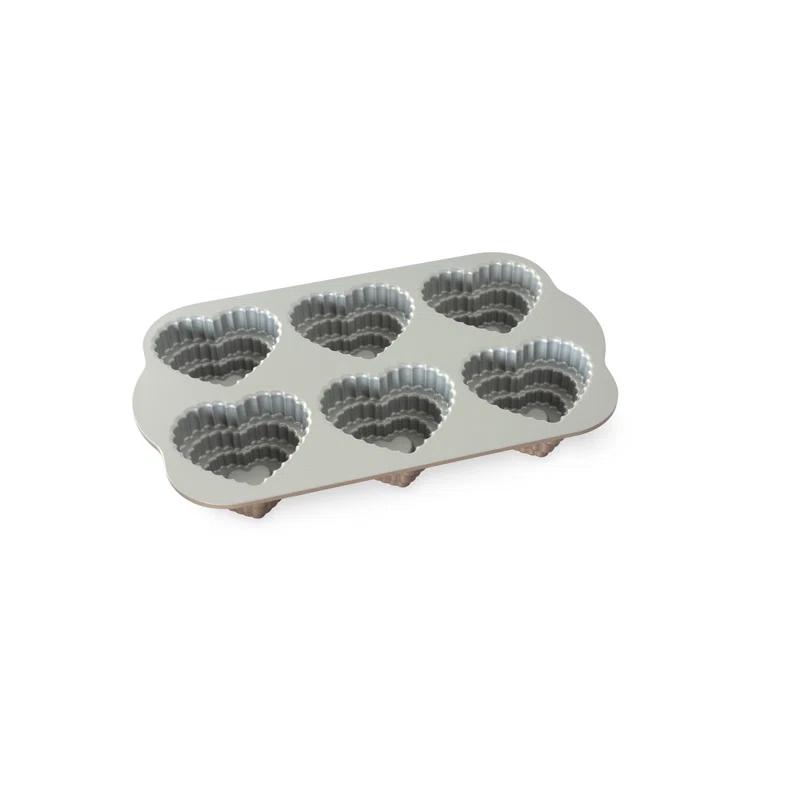 Nordic Ware Nordic Ware Non-Stick Novelty Tiered Hearts Cakelet Pan