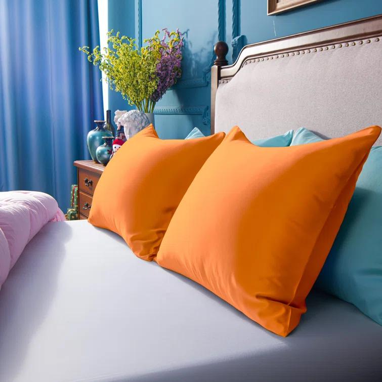 NTBAY Satin Pillow Cases, Zippered Pillowcases for Hair and Skin - NTBAY (Set of 2)