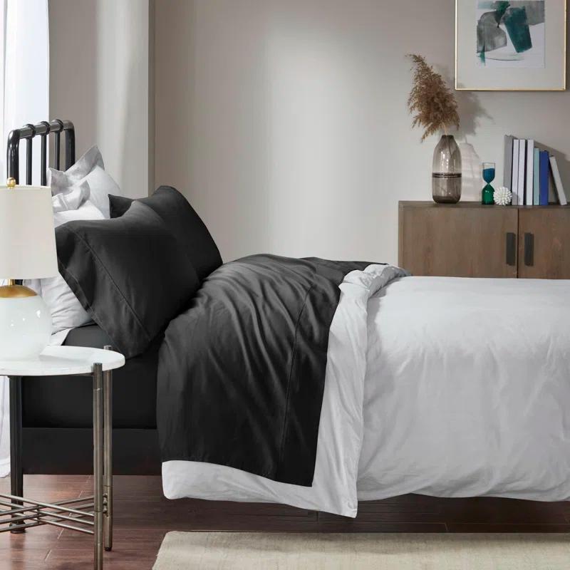 Madison Park 1500 Thread Count Cotton Blend 4-Piece Sheet Set