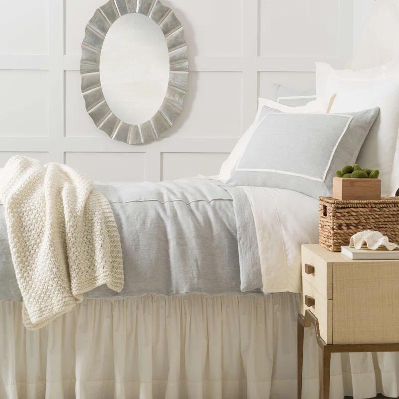 Classic Hemstitch Ivory Bed Skirt