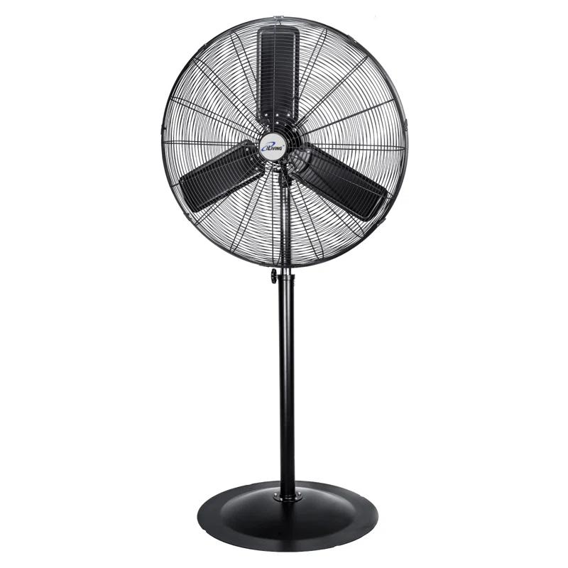iLIVING iLIVING ILG8P31-93 30" Commercial Pedestal Oscillating Fan - Shop, Garage, Warehouse - 120V, 1.8A , 8400 CFM