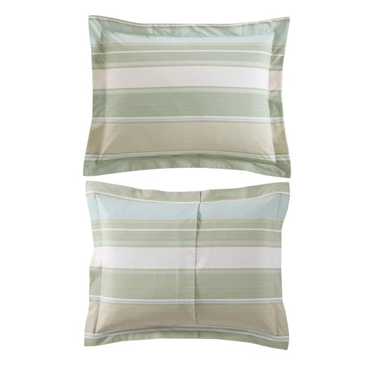 Tommy Bahama Home Tommy Bahama Serenity Green Cotton Reversible 5 Piece Comforter Set