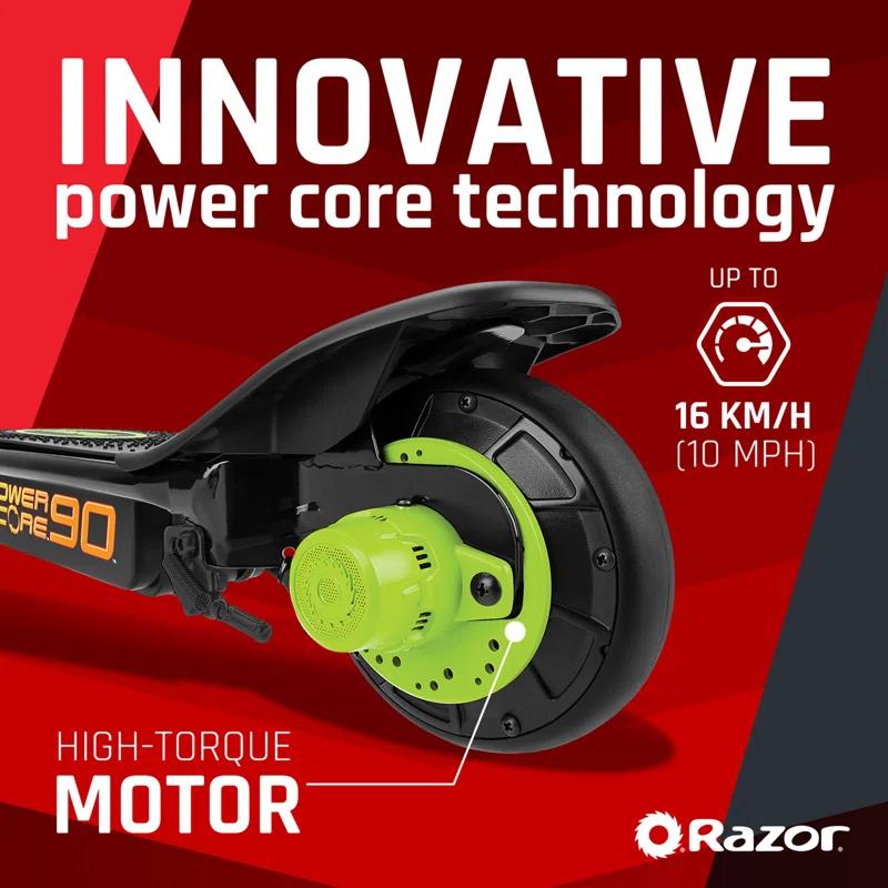 Razor Razor Power Core E90 Sleek  with Push Button Throttle