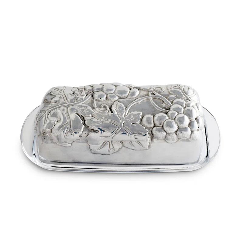Arthur Court Designs Arthur Court Designs Grape Aluminum Butter Dish
