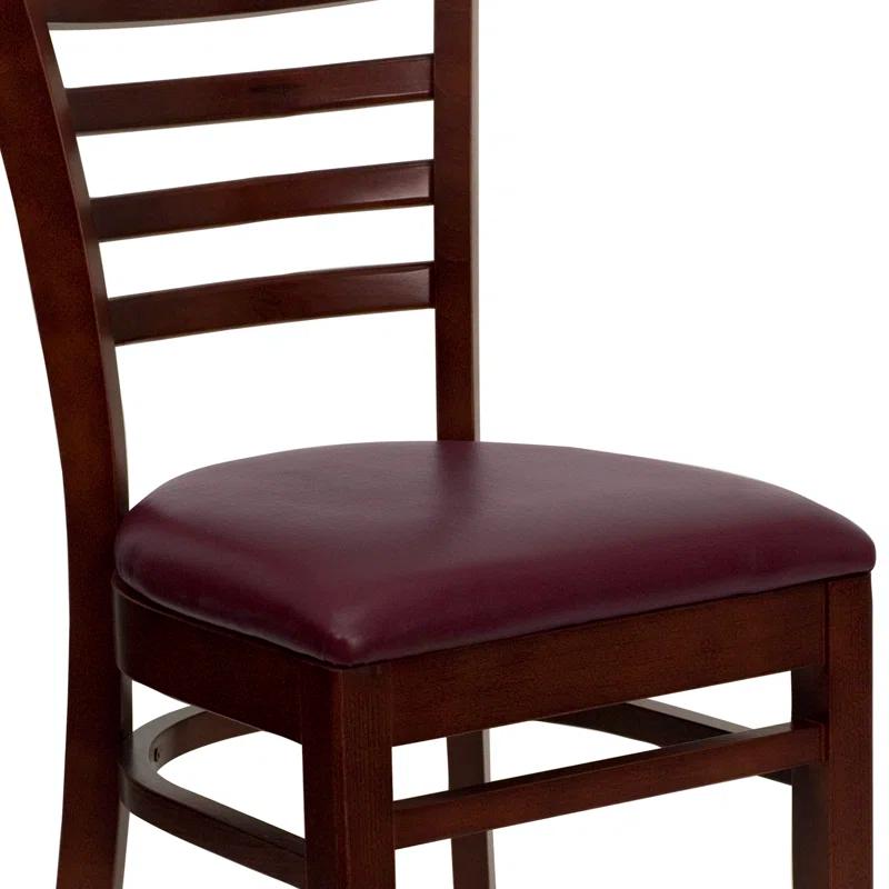 Red Barrel Studio® Ladder Back Wooden Restaurant Chair
