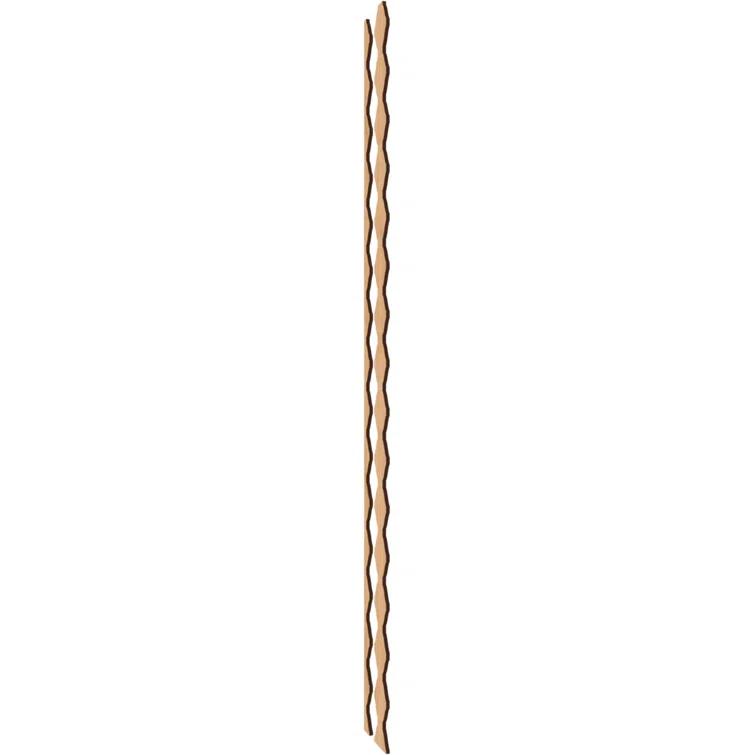Ekena Millwork Sheyenne Adjustable Wood Decorative Slat Wall Panel Kit
