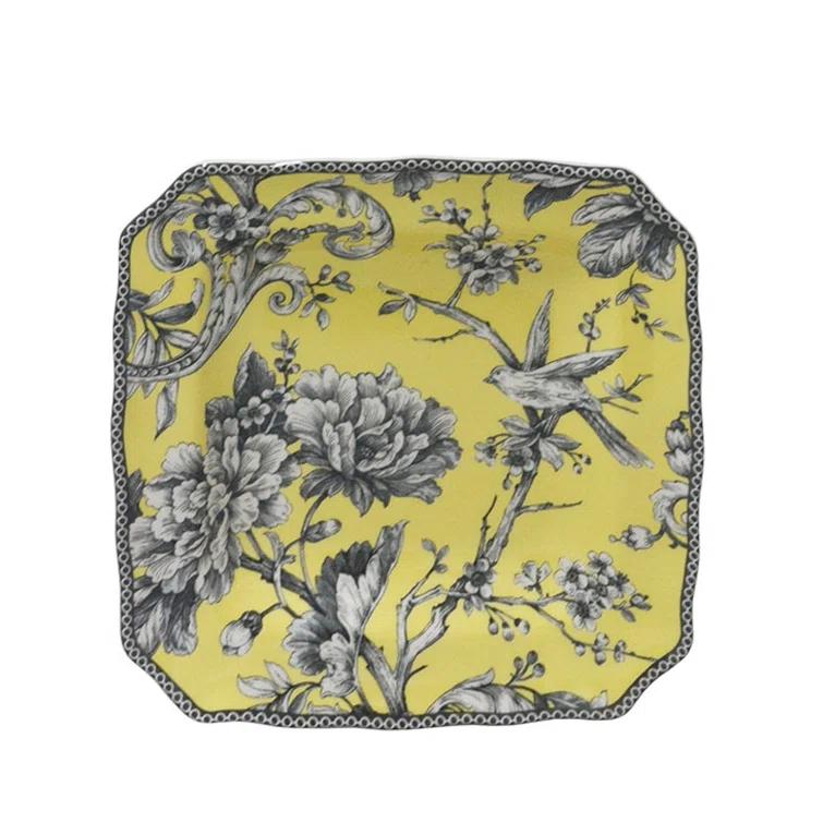 222 Fifth 222 Fifth Adelaide 16-Piece Porcelain Floral Dinnerware Set - Service For 4