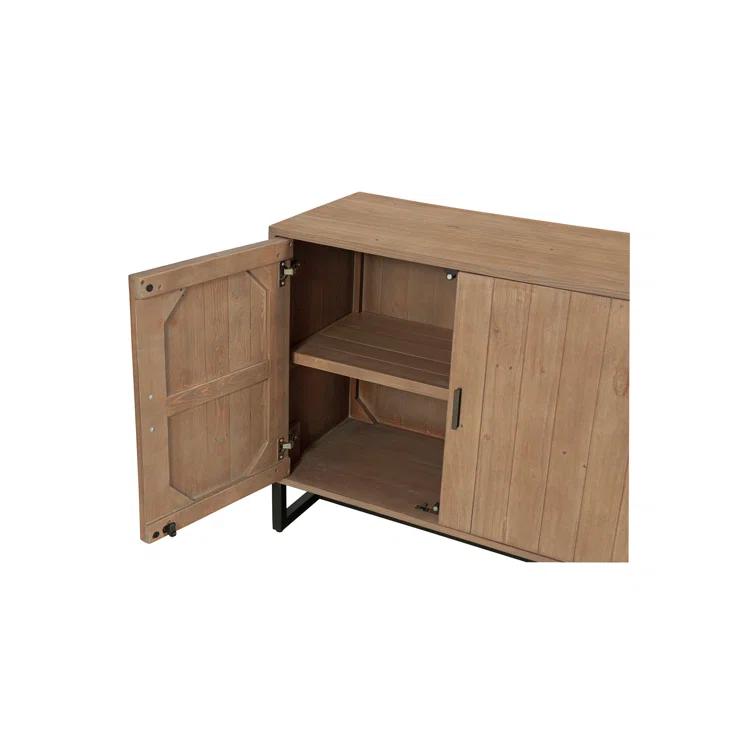 Lopez 68" Wide Pine Wood Sideboard