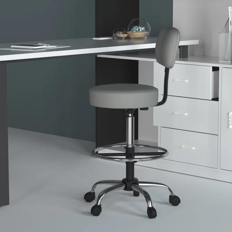 Boss Office Products Vinyl Drafting Chair