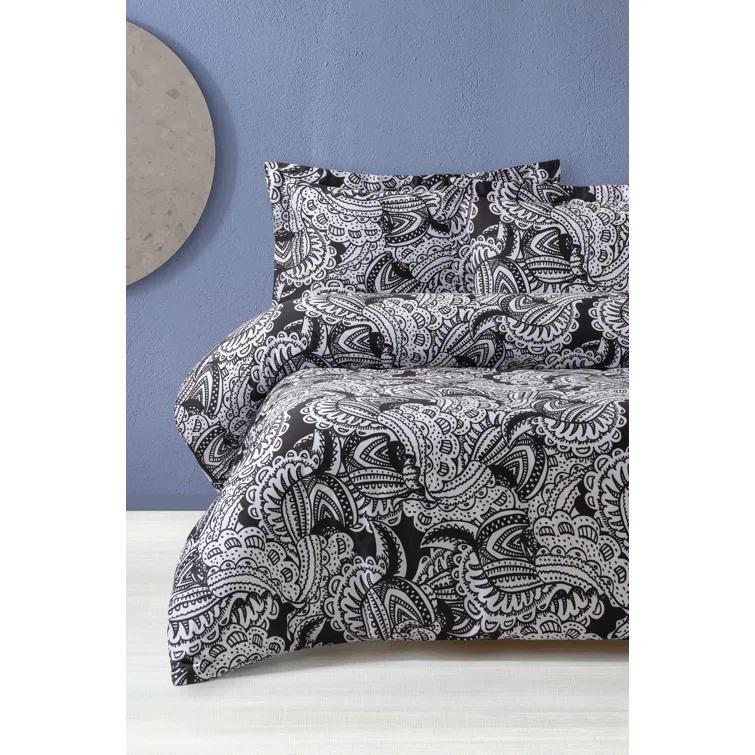Brooks Brothers Black&White Paisley Guest Room Case Pack | Wayfair