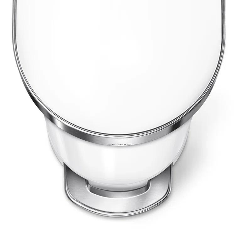 simplehuman 45 Liter / 12 Gallon Slim Hands-Free Kitchen Step Trash Can