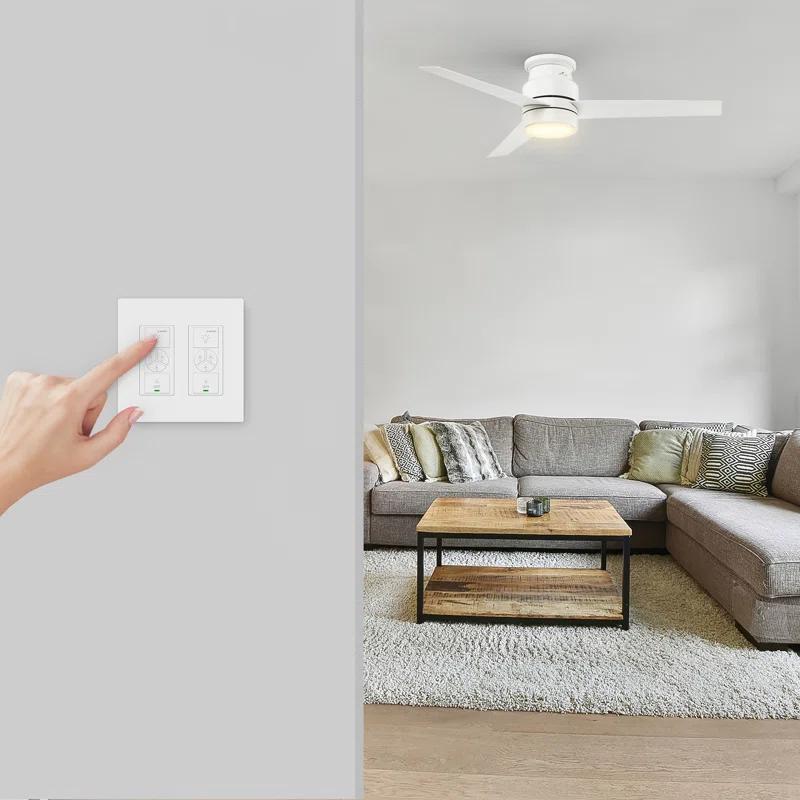 CARRO Carro Home Smart Switch, Fan Speed Control And Light On/off Switch Works With Amazon Alexa, Google Home, And Siri Shortcut, Universal Wifi Fan & Light Controller.
