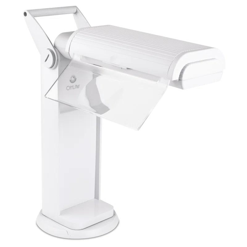 OttLite OttLite 13 Watt Magnifier Task Lamp with 2X Magnification and Swivel Base