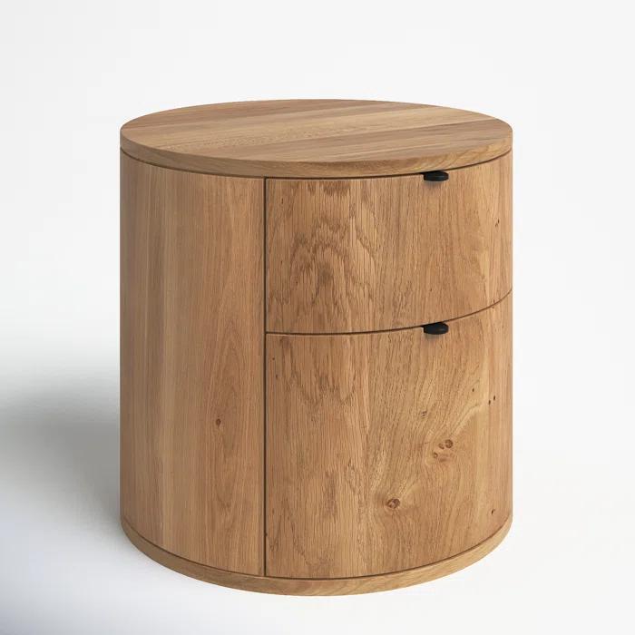Kono 2-Drawer Nightstand - Natural