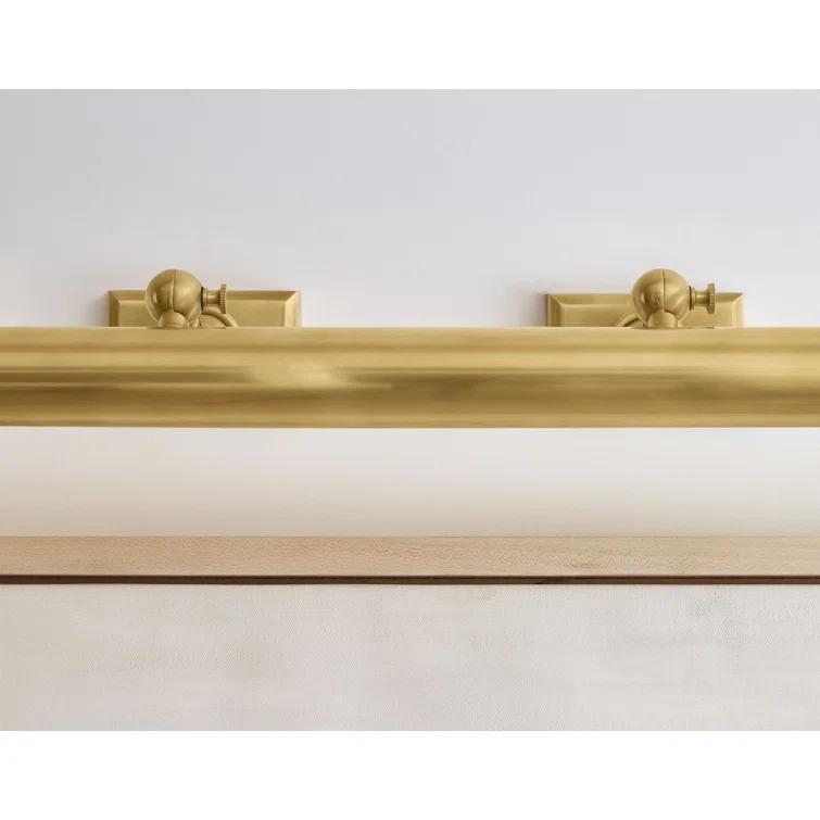 Antique Brass 24" Dimmable Electric Wall Light