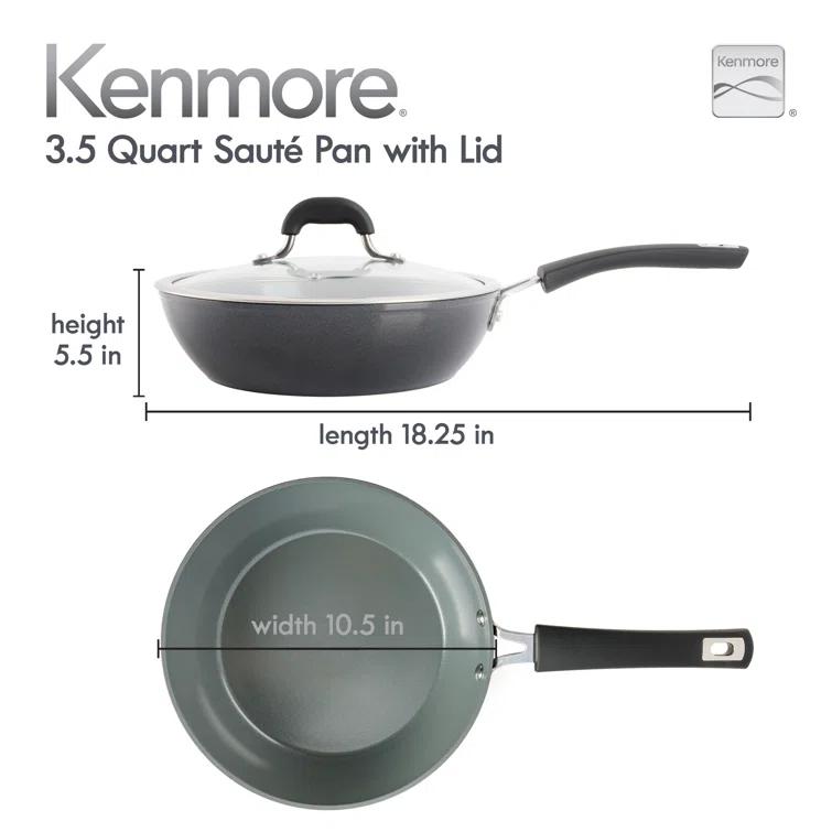 Kenmore Kenmore 3.5 qt Non Stick Aluminum Saute Pan