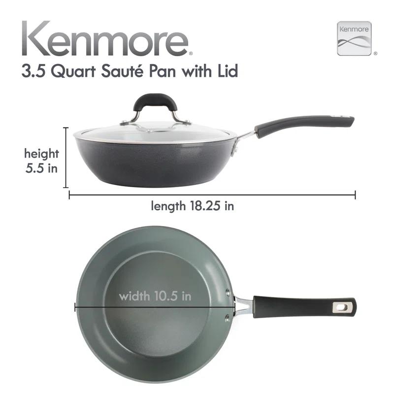 Kenmore Kenmore 3.5 qt Non Stick Aluminum Saute Pan