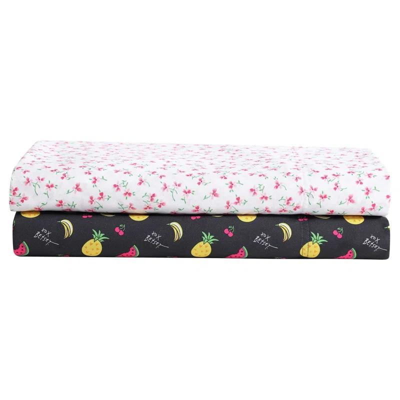 Betsey Johnson Betsey Johnson Printed Novelty Sheet Sets