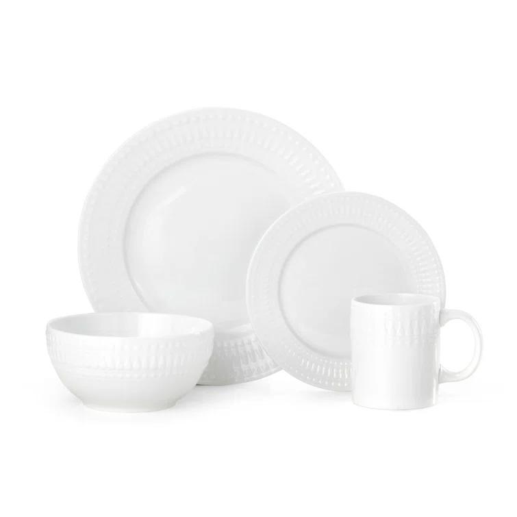 Pfaltzgraff Pfaltzgraff Cassandra 16-Piece Porcelain Dinnerware Set, Service for 4