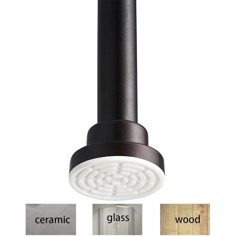 JDLiving Maxda Premium 43"- 72" Adjustable Rustproof Straight Tension Shower Curtain Rod- No Drill