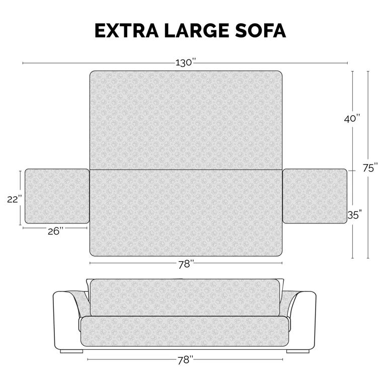 FurHaven Non-Slip Waterproof Sofa Cover Furniture Protector