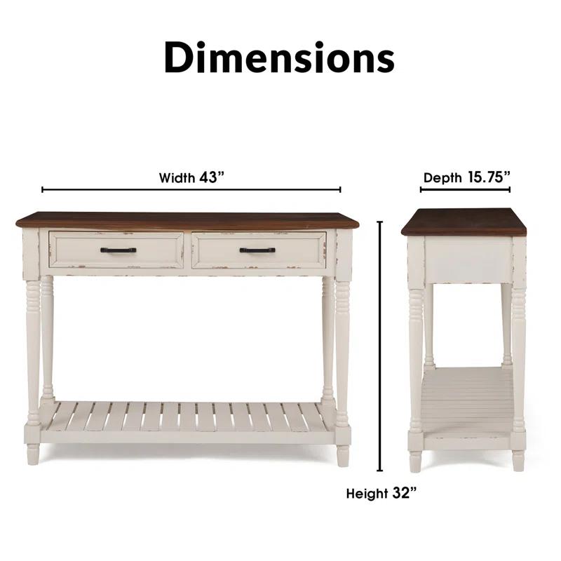Click Decor August Grove ClickDecor Baker 42.9" Console Table