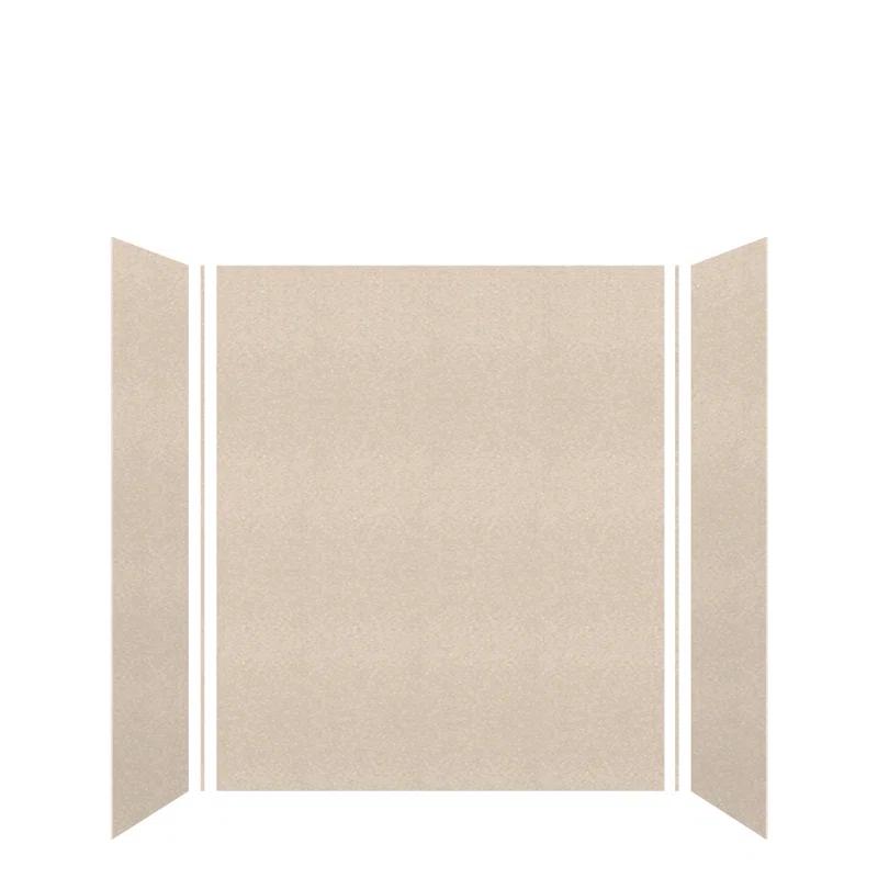 Transolid SaraMar 60'' W 36'' D 72'' H Glue Up Solid Surface Wall