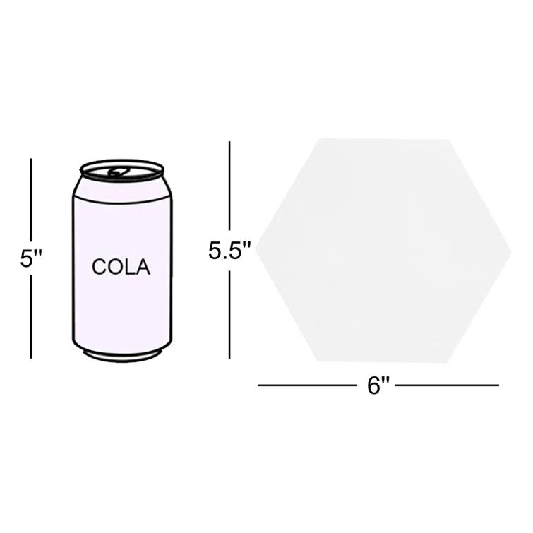 Bond Tile Palo Alto Hex 6" Hexagon Handmade Look Porcelain Floor and Wall Tile (5.38 Sq. Ft. / Case)