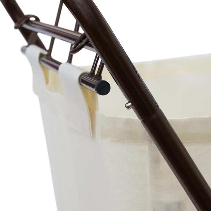 Household Essentials Rolling Laundry Hamper with Handles