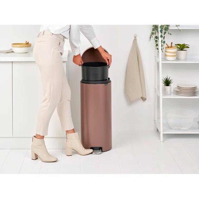 Brabantia NewIcon Step On Trash Can, 8 Gallon (30 Liter)