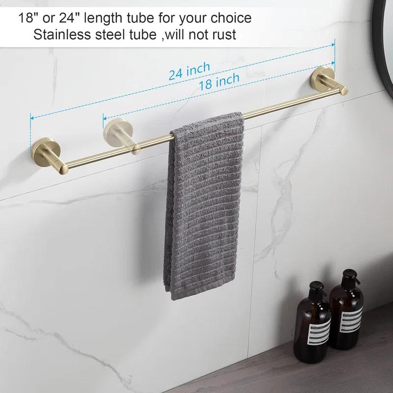 Beloky JABV5P 4 - Piece Bathroom Hardware Set