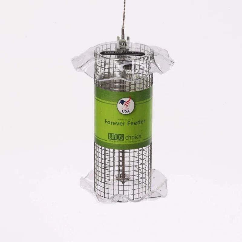 Birds Choice Small Sunflower Seed Forever Feeder with Stainless Steel Screen