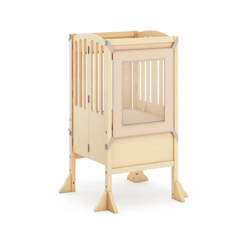 Guidecraft Contemporary Kitchen Helper Foldable Step Stool