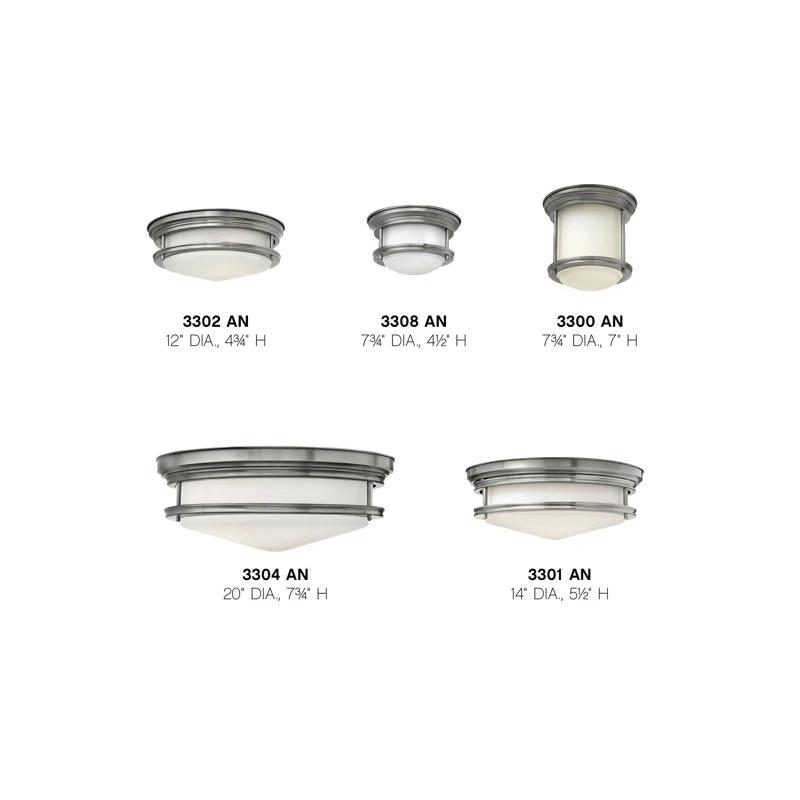 Hadley 3-Light 14" Flush Mount