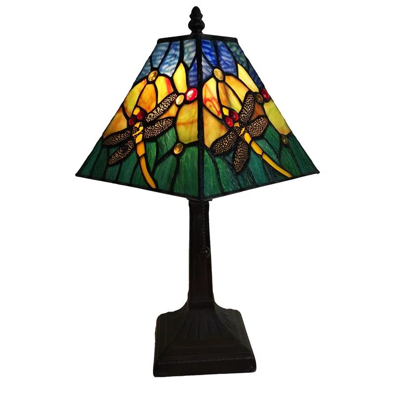 Amora Lighting Tiffany Metal Table Lamp