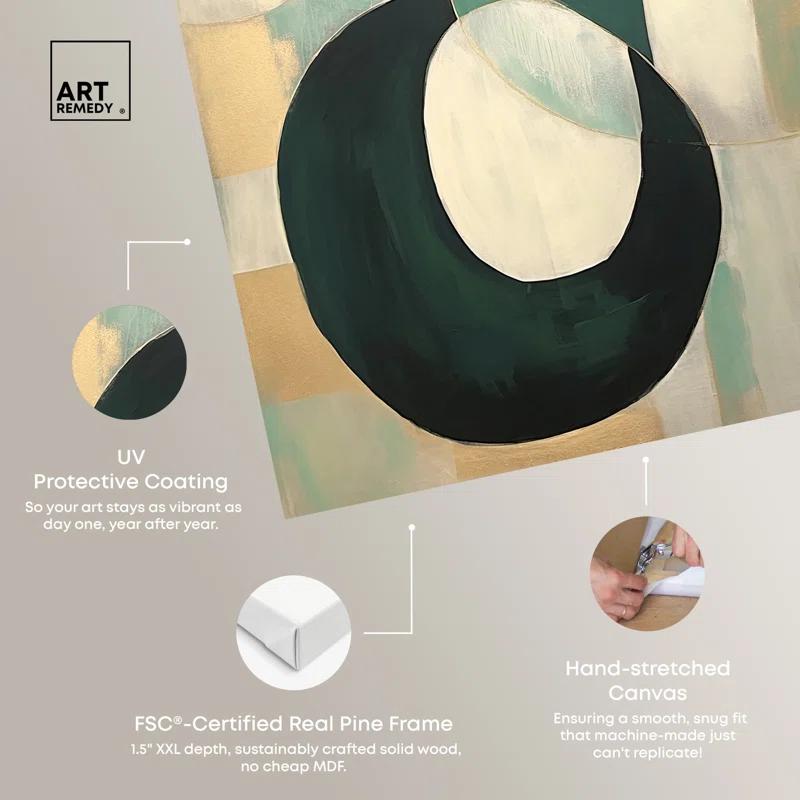 Art Remedy Jade Bracelet Abstract Shapes Trendy Wall Art by Art Remedy