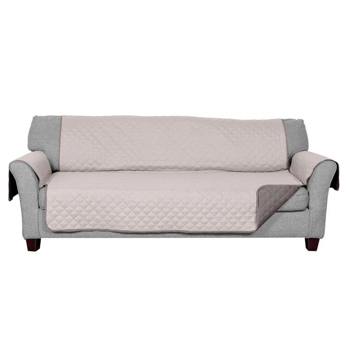 FurHaven Water Resistant Reversible Sofa Cover Furniture Protector