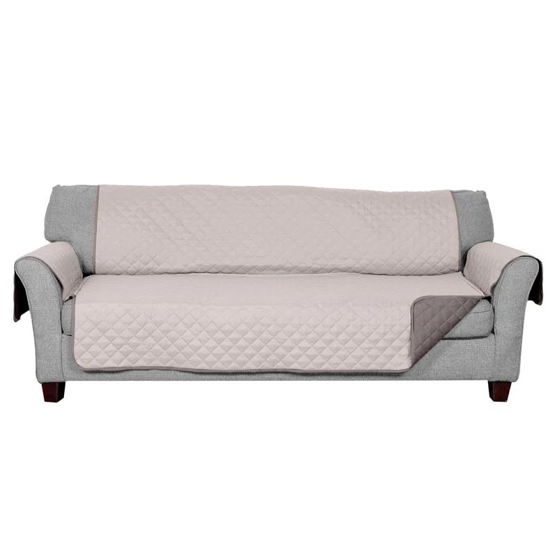 FurHaven Water Resistant Reversible Sofa Cover Furniture Protector