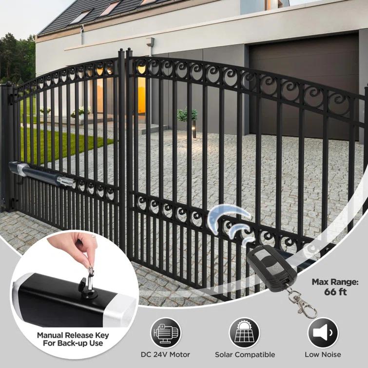 ALEKO ETL Certified Dual Swing Gate Operator - GG900U AC/DC - Basic Kit