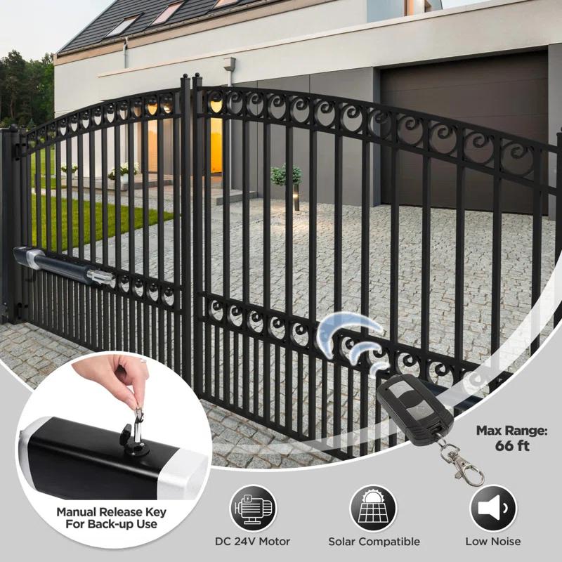 ETL Certified Dual Swing Gate Operator - GG900U AC/DC - Basic Kit