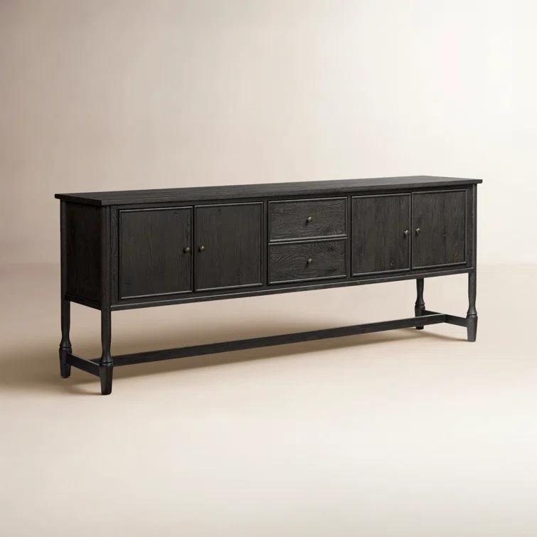 Bari Sideboard by Amber Lewis x Four Hands - Smoked Black / 84"W