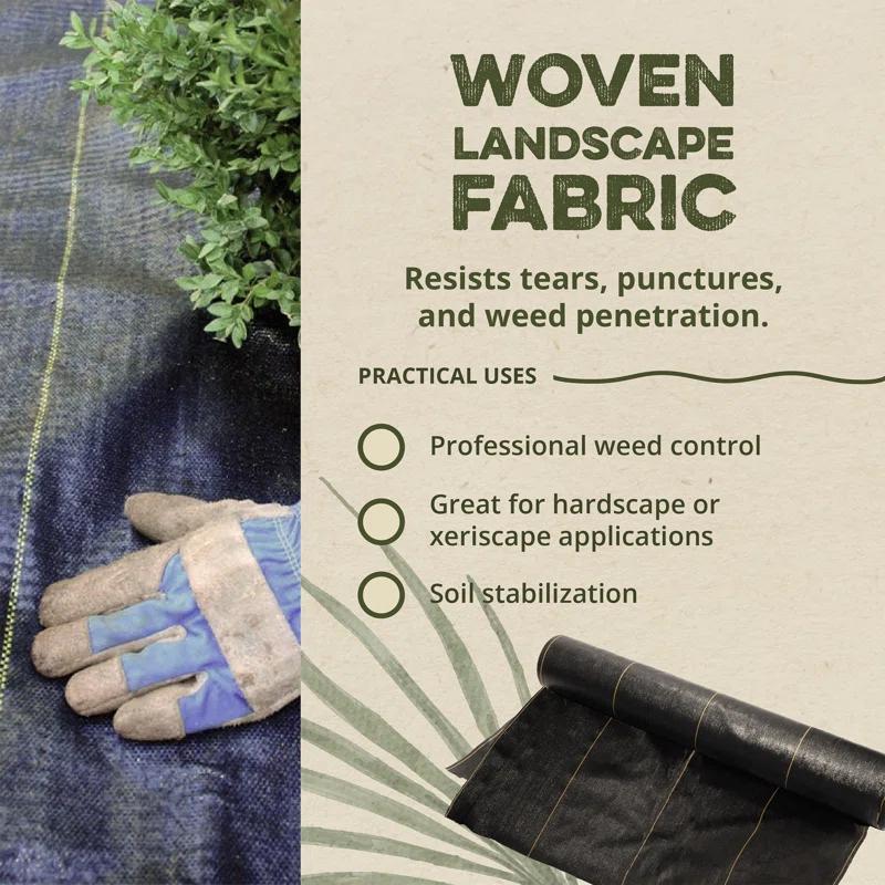 Dewitt DeWitt Pro 5 5oz Commercial Landscape Weed Barrier Ground Fabric