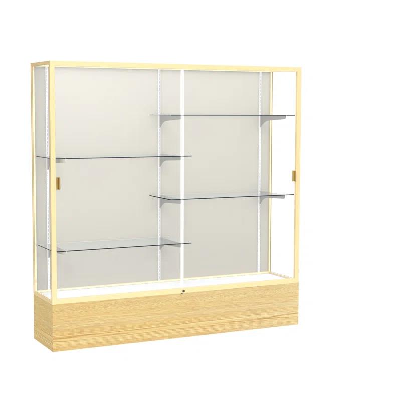 Ghent Reliant Series 72'' H x 72'' W Metal Trophy Display Case