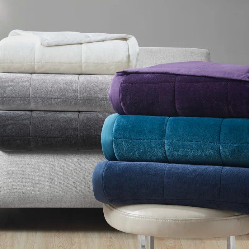 Madison Park Coleman Reversible HeiQ Smart Temperature Down Alternative Blanket