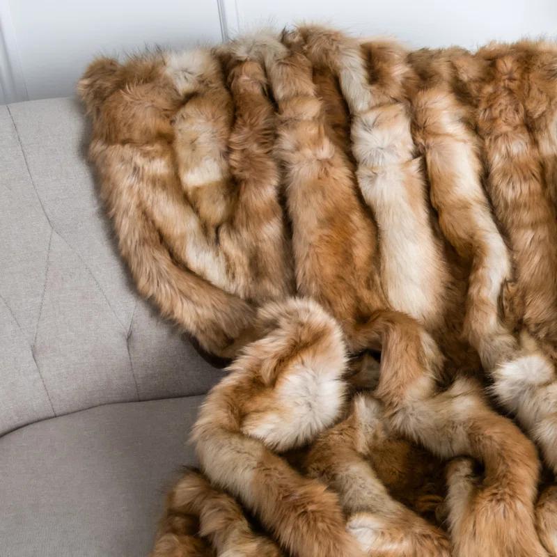 Faux Fur Throw