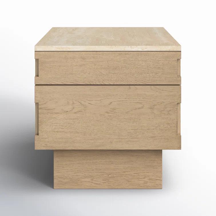 Brecken Nightstand - Natural Oak